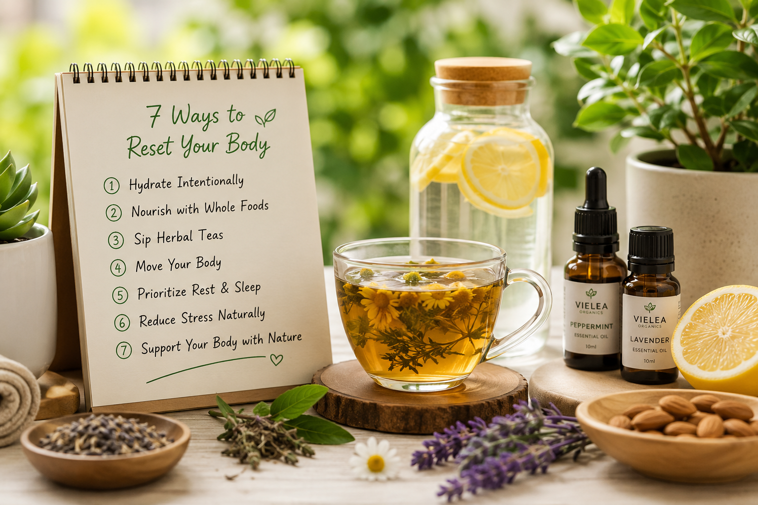 7 Natural Ways to Reset Your Body This Month | Vielea Organics